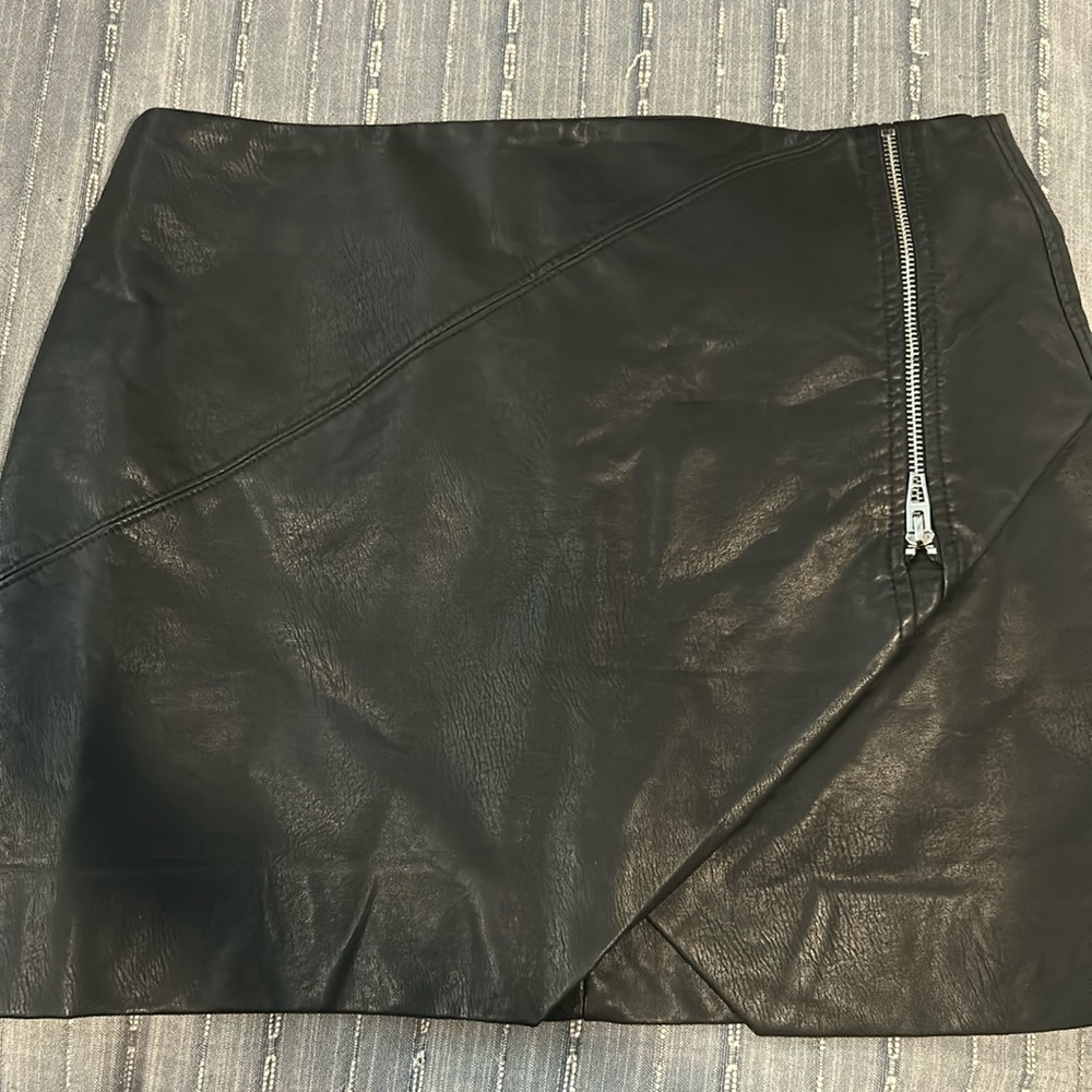 BlankNYC faux leather mini skirt